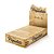 Seda Papelito Brown Mini Size Com 25 Un - Imagem 1